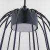 Czarna lampa wisząca ażurowa druciana owalna minimalistyczna loftowa uniwersalna klasyczna SPHERA S 11307 TK-LIGHTING